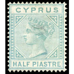cyprus stamp 11 queen victoria 1881