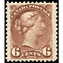 canada stamp 43 queen victoria 6 1888 M VF 033