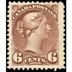 canada stamp 43 queen victoria 6 1888 M F VF 034