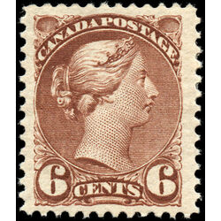 canada stamp 43 queen victoria 6 1888 M VF 036