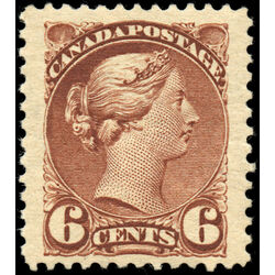 canada stamp 43 queen victoria 6 1888 M XF 027