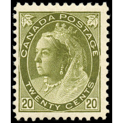 canada stamp 84 queen victoria 20 1900 M F VFNH 016