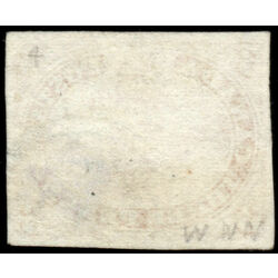 canada stamp 4 beaver 3d 1852 U XF 051