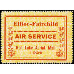 canada stamp cl air mail semi official cl8c elliot fairchild air service 25 1926