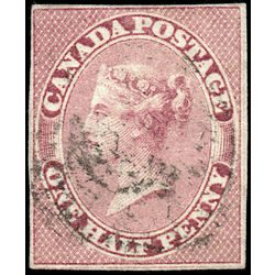 canada stamp 8 queen victoria d 1857 U F 025