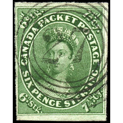 canada stamp 9 queen victoria 7 d 1857 U F VF 013