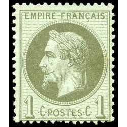 france stamp 29 emperor napoleon iii 1 1870 M 001