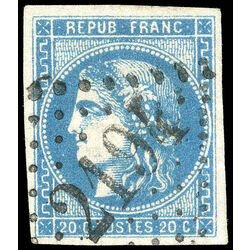 france stamp 44 ceres 20 1870