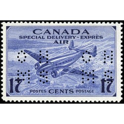 canada stamp o official oce2 trans canada airplane 17 1942