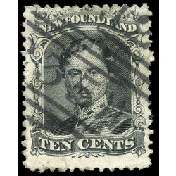 newfoundland stamp 27 prince albert 10 1870 U F VF 019
