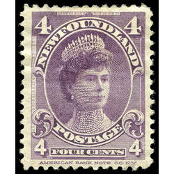 newfoundland stamp 84 duchess of york 4 1901 M VF 008