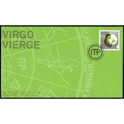 canada stamp 2454 virgo the maiden 2012 FDC