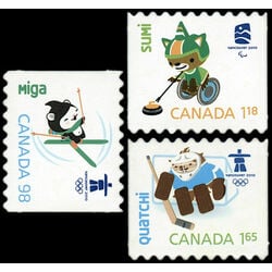 canada stamp 2311i 13i olympic emblems and mascots definitives booklets 2009
