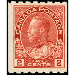 canada stamp 124 king george v 2 1913 M F VFNH 012