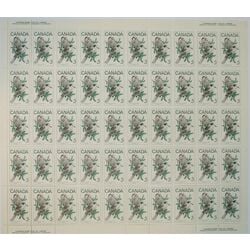 canada stamp 478 gray jays 5 1968 M PANE