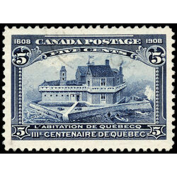 canada stamp 99 champlain s habitation 5 1908 U GEM 034