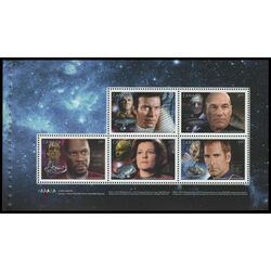 canada stamp bk booklets bk668 star trek year 2 captains 2017