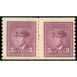 canada stamp 266pa king george vi 1943 M FNH 002
