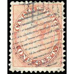 canada stamp 14 queen victoria 1 1859 U XF 029