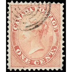 canada stamp 14 queen victoria 1 1859 U XF 024