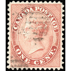 canada stamp 14 queen victoria 1 1859 U XF 030