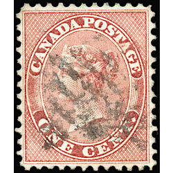 canada stamp 14 queen victoria 1 1859 U XF 031