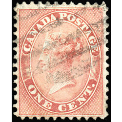 canada stamp 14 queen victoria 1 1859 U VF 033