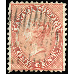 canada stamp 14 queen victoria 1 1859 U VF 034