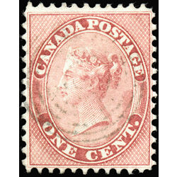 canada stamp 14 queen victoria 1 1859 U XF 038