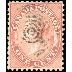 canada stamp 14 queen victoria 1 1859 U XF 043