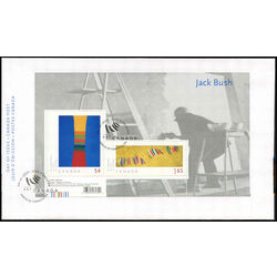 canada stamp 2322 art canada jack bush 2009 FDC