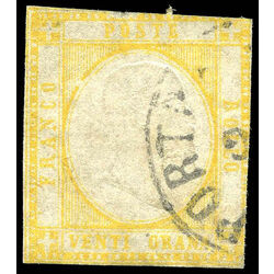 sardinia stamp 14a king victor emmanuel ii 80 1860