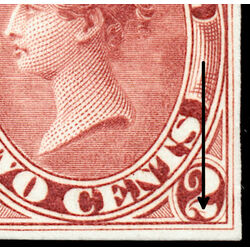 canada stamp 20tc queen victoria 2 1864 M VF 001