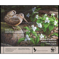 quebec wildlife habitat conservation stamp qw27a american woodcock 2014