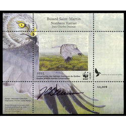 quebec wildlife habitat conservation stamp qw28a d northern harrier 2015