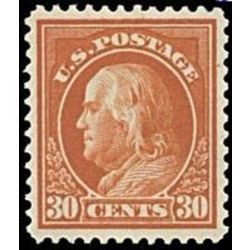 us stamp postage issues 420 franklin 30 1912