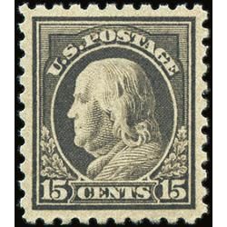 us stamp postage issues 437 franklin 15 1914