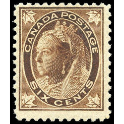 canada stamp 71 queen victoria 6 1897 M FNH 020