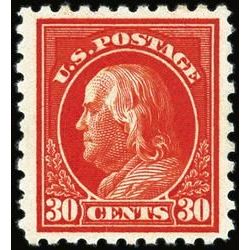us stamp postage issues 439 franklin 30 1914