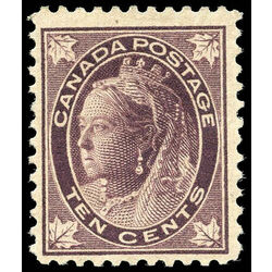 canada stamp 73 queen victoria 10 1897 M F 012