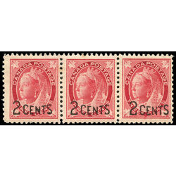 canada stamp 87i queen victoria 1899 M F VF 001