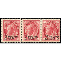 canada stamp 87i queen victoria 1899 M F VFNH 002