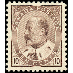 canada stamp 93 edward vii 10 1903 M VF 015