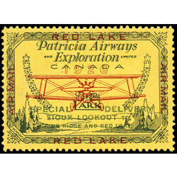 canada stamp cl air mail semi official cl13 patricia airways and exploration co ltd 25 1926