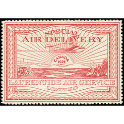 canada stamp cl air mail semi official cl3 laurentide air service ltd 25 1924 M 004