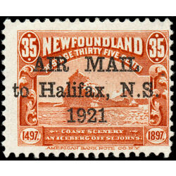newfoundland stamp c3 iceberg 35 1921 M F 004