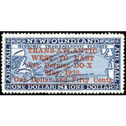 newfoundland stamp c12 historic transatlantic flights 1932 M VF 017