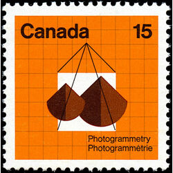 canada stamp 584 photogrammetry aerial map photography 15 1972