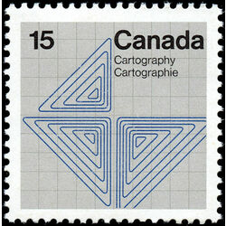 canada stamp 585 cartography contour lines 15 1972