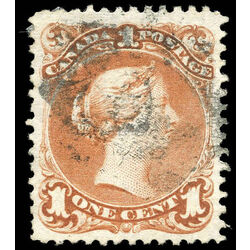 canada stamp 22 queen victoria 1 1868 U VF 019